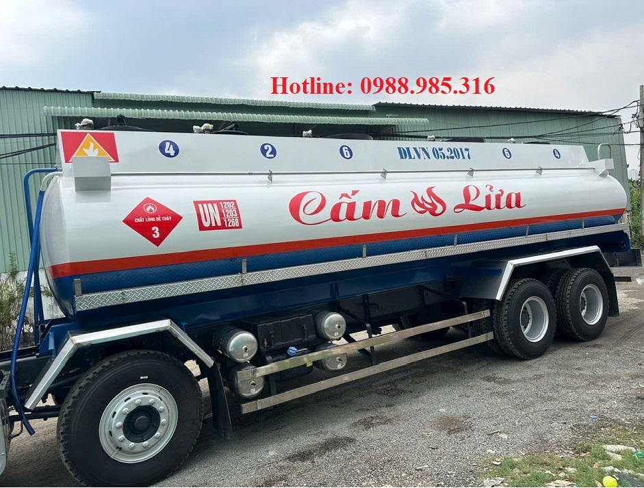 Xe bồn xi téc chở xăng dầu Chenglong H7